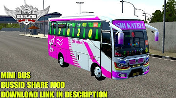 Bussid _ Mini bus mod for bus simulator Indonesia _bussid bus mod