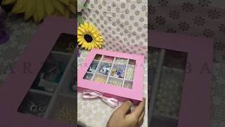 Diy beads organizer 🌷🌈🌟 | Storage box making | #shorts #diy #viral #trending #youtubeshorts