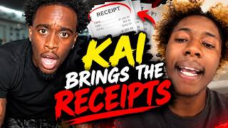 Kai Cenat Responds To Reggie's Allegations With Receipts