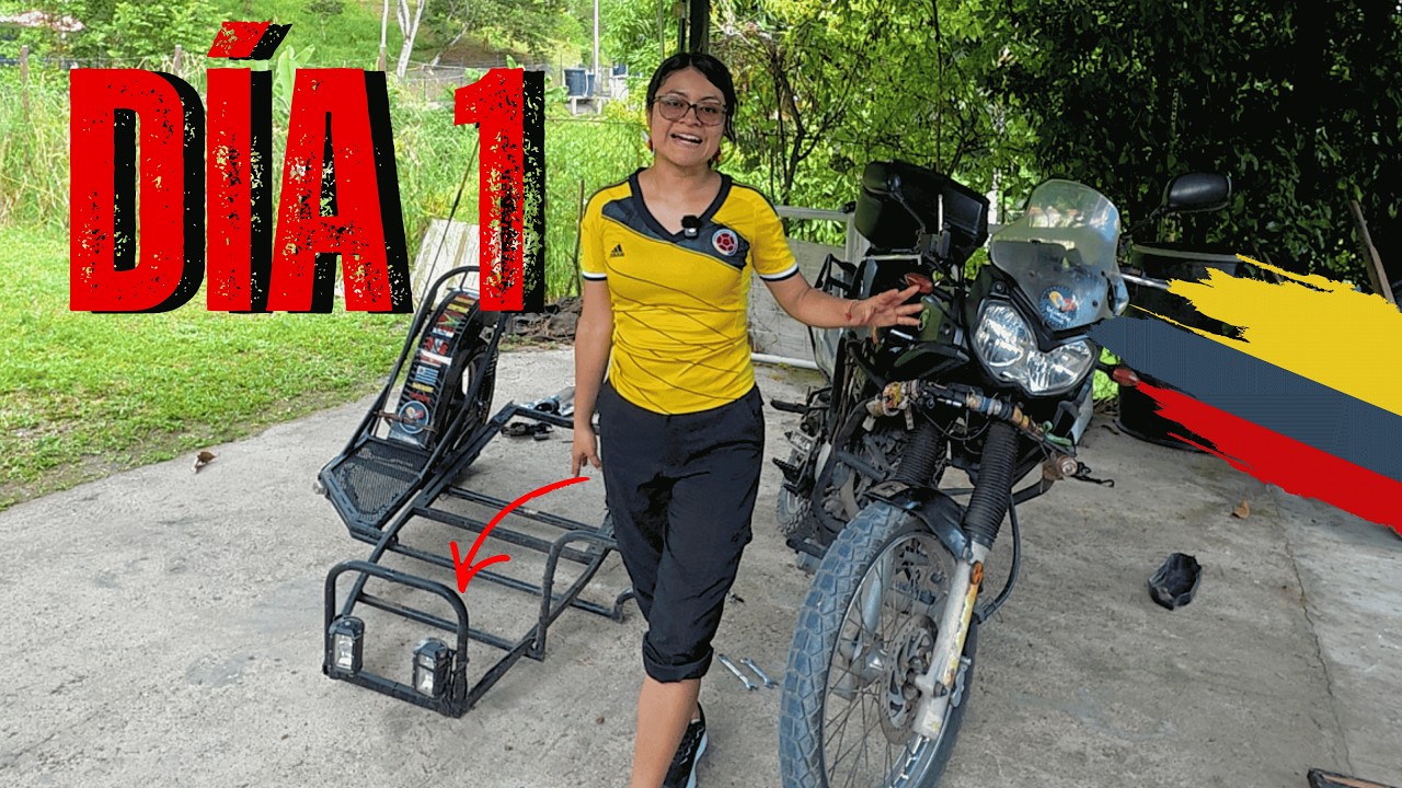 👉🏼 ¿CÓMO ES VIAJAR en MOTO con SIDECAR por Colombia? [Ruta Bogotá a Medellín]
