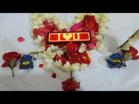 Valentine's day Hand made gift with Led display and servomotor using ...