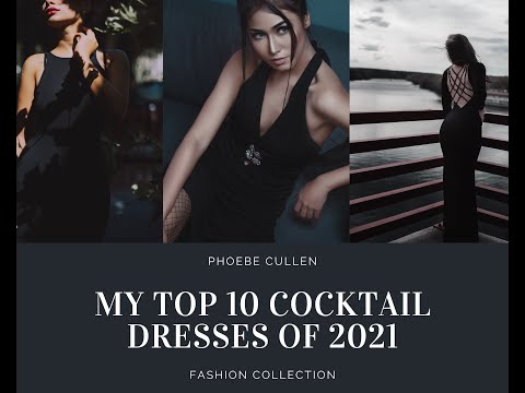 black embellished cocktail dress