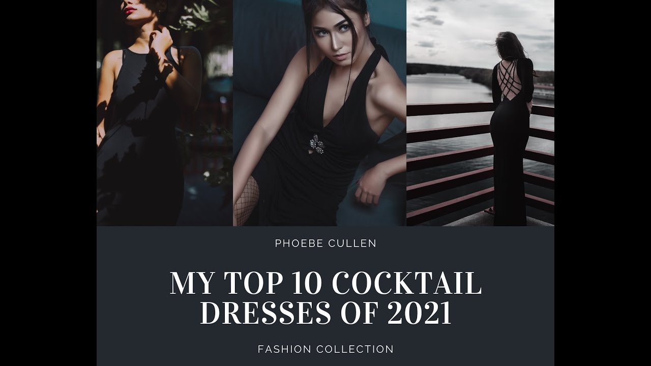 My TOP 10 BLACK COCKTAIL DRESS 2021