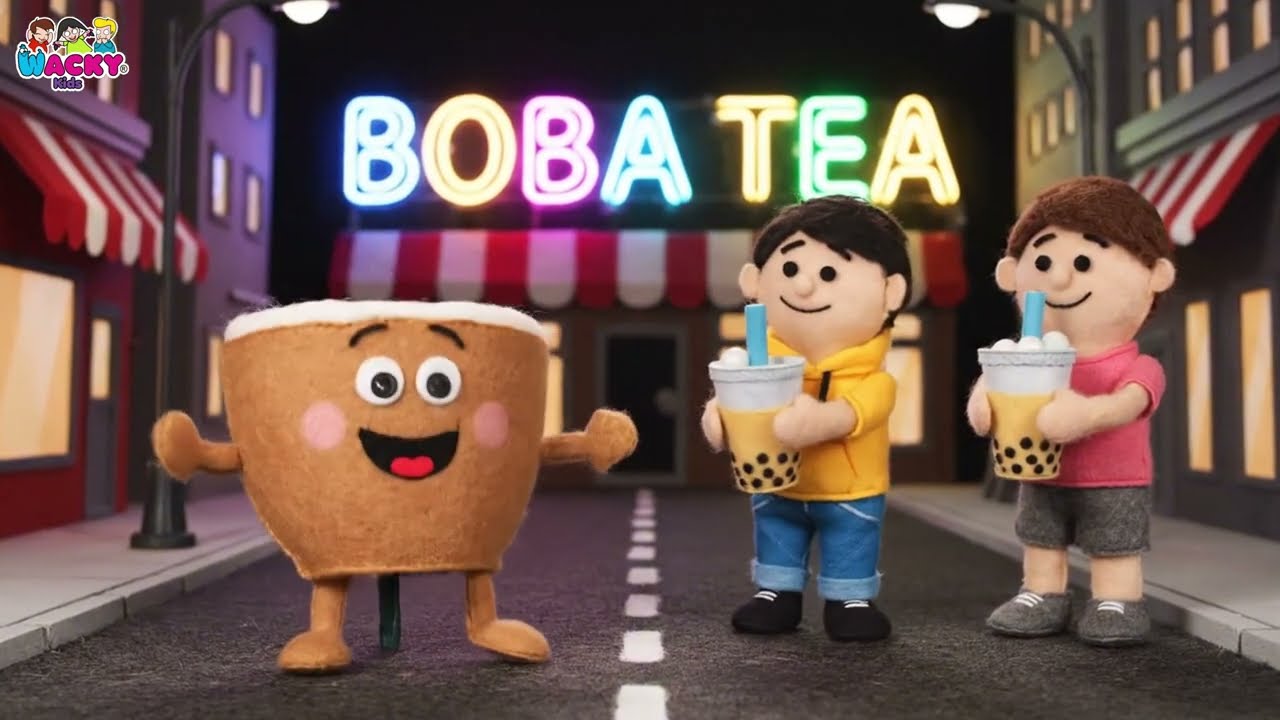 Bouncing Boba! 🧋 The Story of Bubble Tea | Kids Stop-Motion
