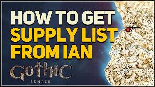 How to get Supply List from Ian Gothic 1 Remake