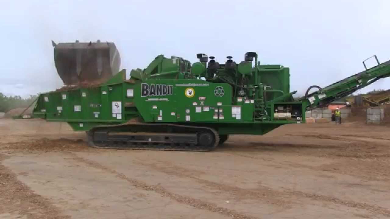 Bandit Beast Model 4680 Track grinding 