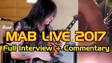 Michael Angelo Batio Live 2017!  Full interview + Commentary