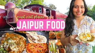 JAIPUR FOOD places | *must visit* Rambagh Palace, Famous Dhaba, Street Food, World Trade Park Mall