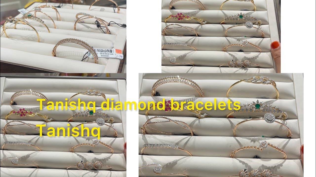 Tanishq latest diamond bracelets designs/daily wear diamond bracelets