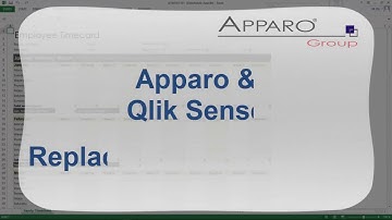 Replace outdated Excel Apps with Apparo and Qlik Sense