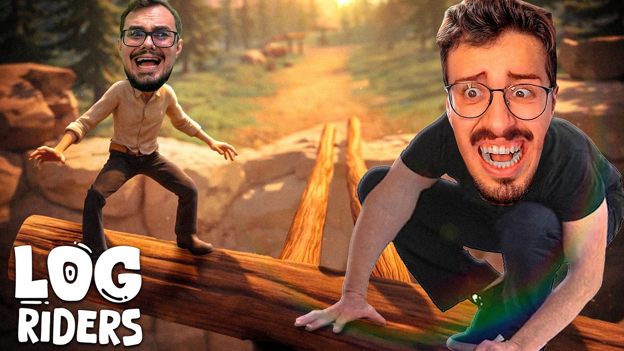 2 IDIOTAS TENTANDO LEVAR MADEIRA ATÉ EM JUÁ! - Log Riders com Mr. Fall