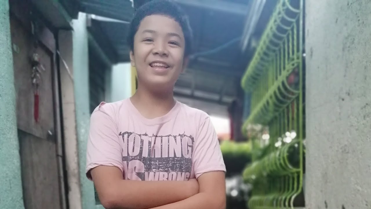 Christian Pogi 1st day on set