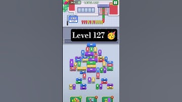 Bus Escape Game Traffic jam Level 127 😇 #game #gameplay #bluefox #interestinggame #youtubeshorts 🥰