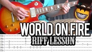 Slash - 'World On Fire' Guitar Lesson (WITH TAB)