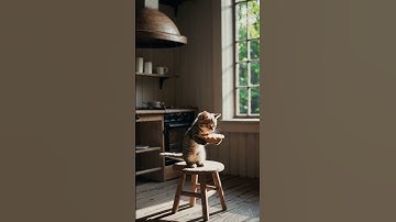 This Kitten Baked a Pie and Wants to Share It With You 🥧🐾