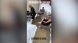 Viral Video Three Chicagoans Enjoy Outdoor Barbecue Days After Polar Vortex