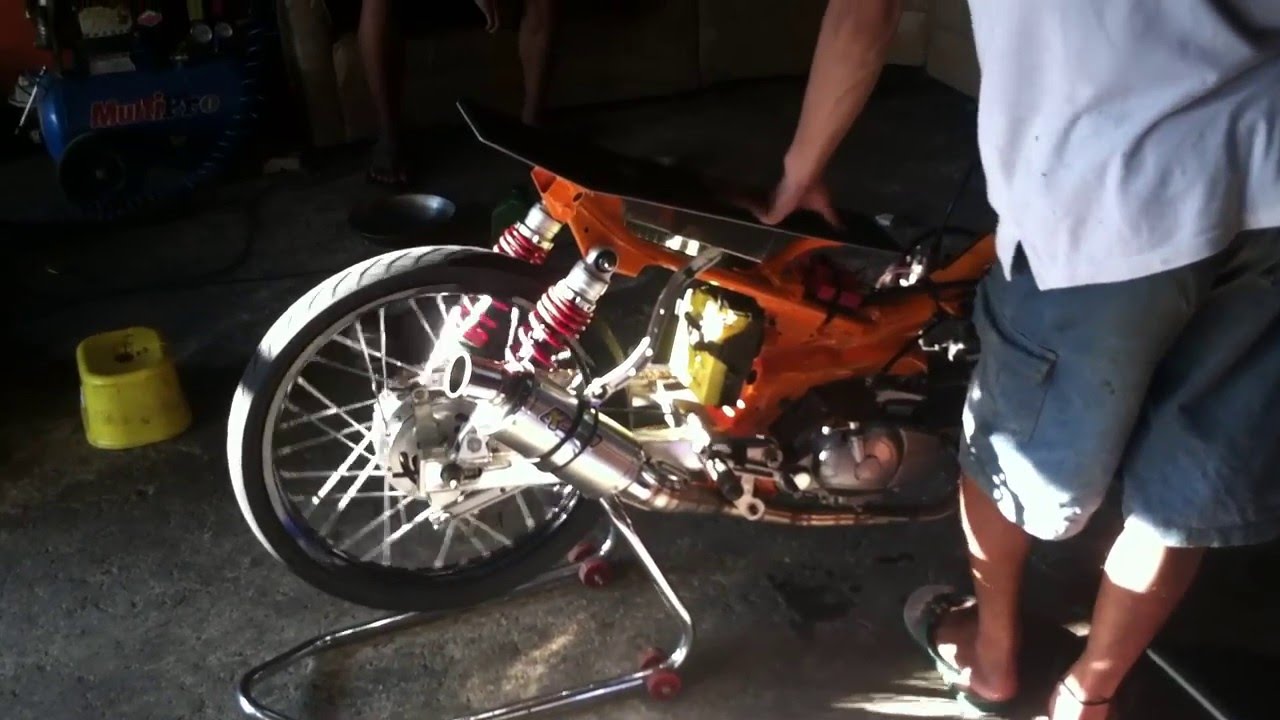Testing Drag Bike Yamaha Vega 130cc By Sko Concept Ponorogo YouTube