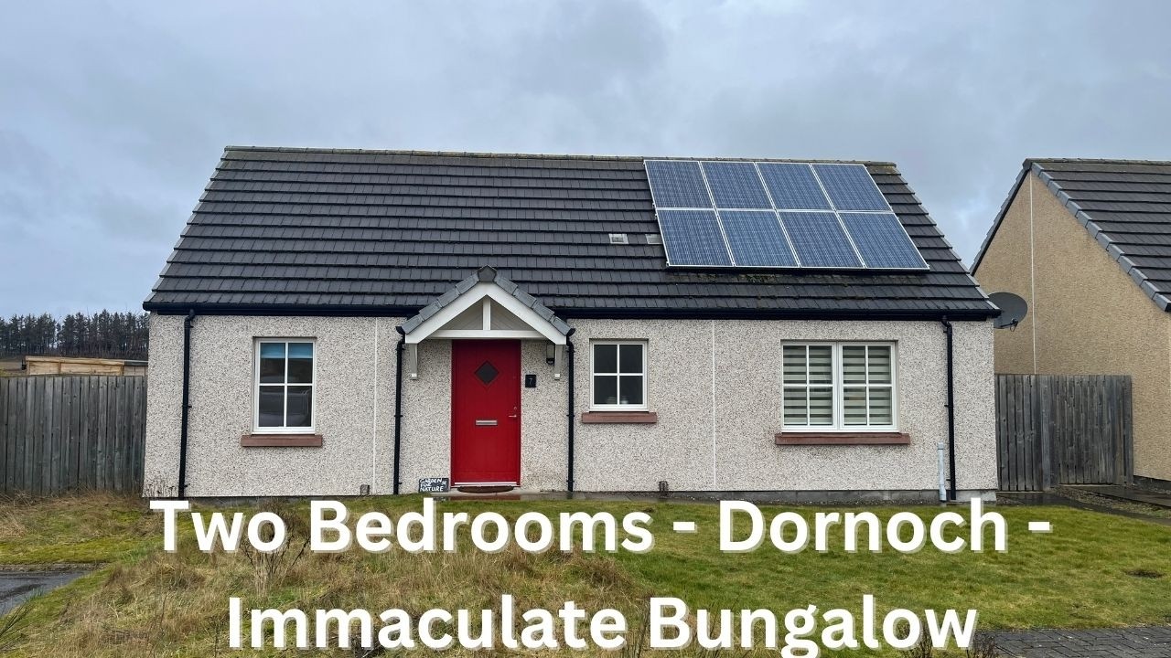 Королевский Дорнох - Двухкомнатный бунгало - Тихий тупик - 245 000 фунтов стерлингов