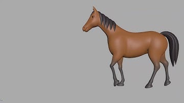 Horse 3D Rigging Demo Reel