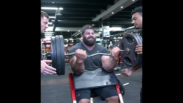 140 KG / 309 LBS Seated Biceps Curl Levan Saginashvili Armwrestling Training In Dubai #shorts