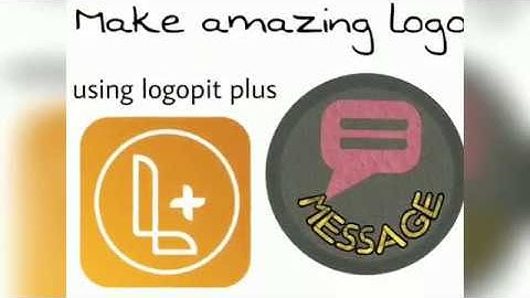 How to make amazing logo using logopit plus