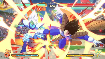 DBFZ S3 Base Vegeta sparking corner loop too much damage 103 hits solo TOD