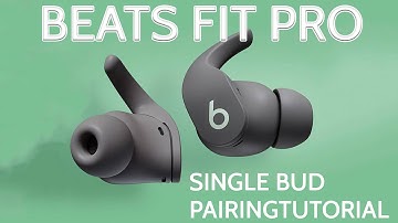 How to Pair Two Single Beats Fit Pro Buds | How to Tutorial