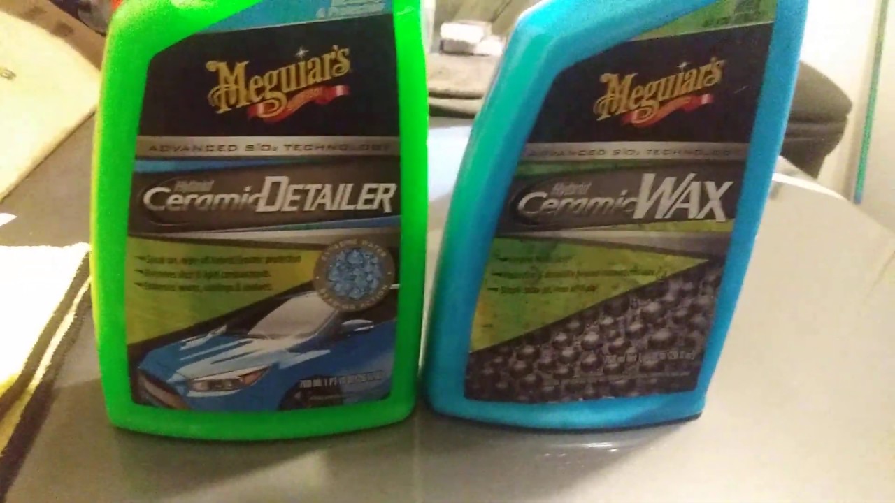 Meguiar's hybrid ceramic detailer vs Meguiar's hybrid ceramic wax 😆 lol
