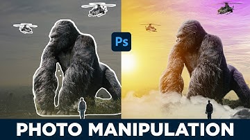 King Kong-Photoshop Manipulation Speed Art Tutorial