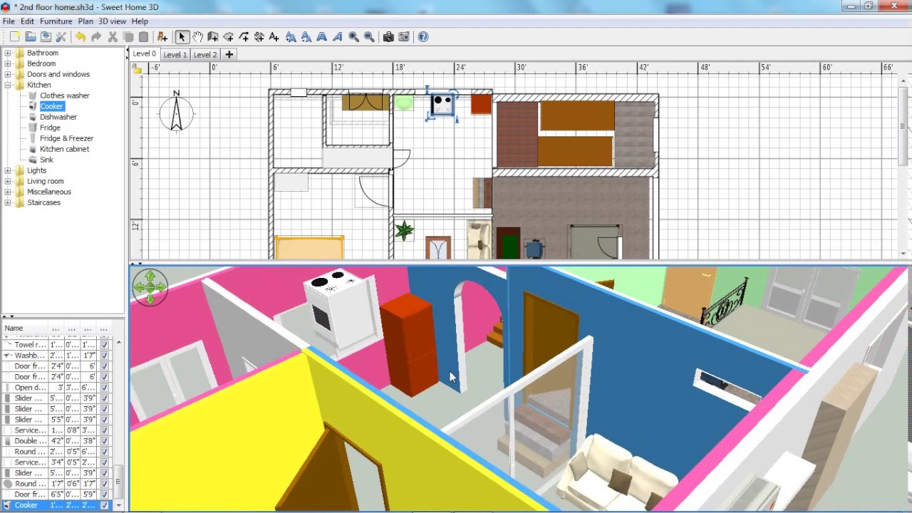 Sweet Home  3D  tutorial  for beginner Be a home  designer  