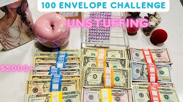 100 Envelope Challenge Unstuffing| How Much  Did We Save? |#cashstuffing #savingchallenges #money