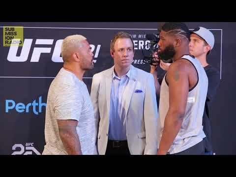 UFC 221: Mark Hunt vs. Curtis Blaydes Staredown