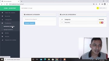 Video presentacion proyecto-Sistema de inventario electronico en Open Source con PHP y MYSQL