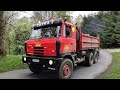 Tatra 815 - převoz bagru