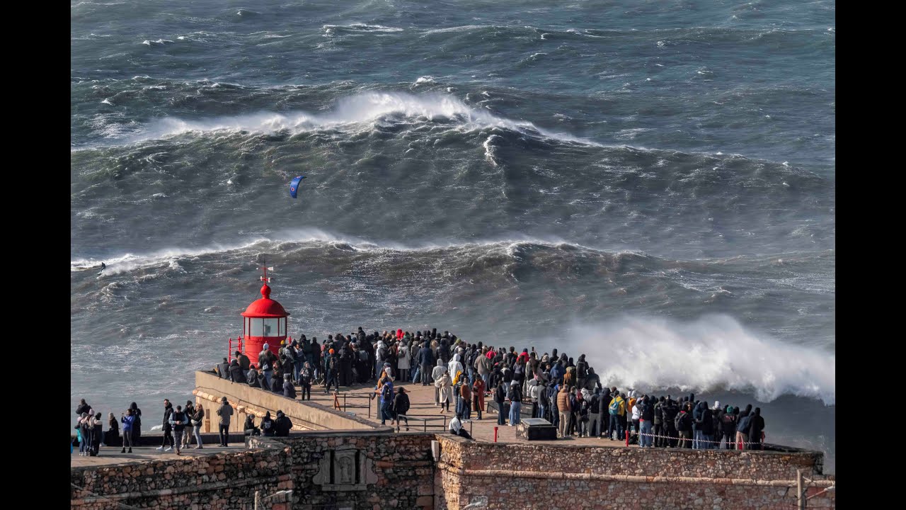 NAZARE 2024 KITESURFING - Full session recap