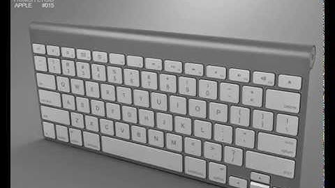 3D Model Apple Wireless Keyboard at 3DExport.com