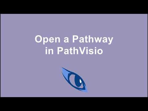 Open a Pathway Model in PathVisio