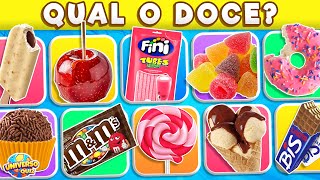 40 DOCES para Testar seus Conhecimentos🍦 Adivinhe os Nomes dos Doces