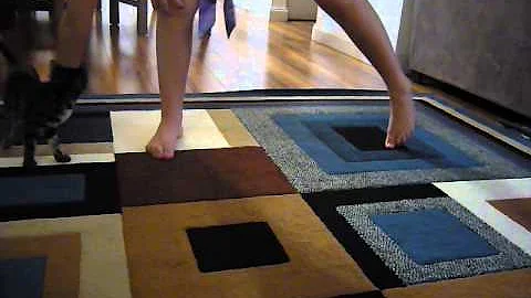 Watch the video about Charcoal Spotted Bengal Kitten Playing Fetch w/ Ball