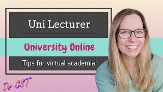 UNIVERSITY LECTURER | Teaching online! Everyday tips I use for virtual uni classes and meetings.