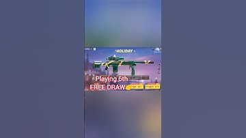 Playing 6th FREE Draw Holiday Series Cod Mobile #shorts #callofdutymobile #codm #codmobile