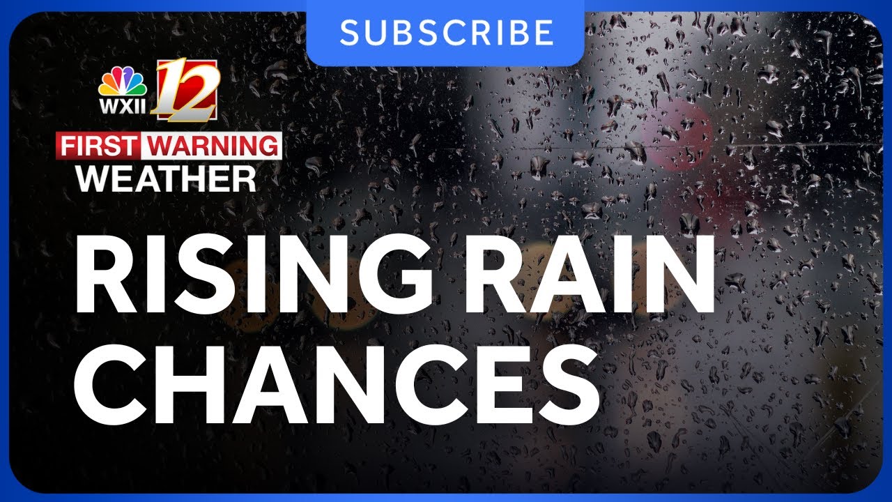 Rising Triad rain chances Thursday and Friday - YouTube