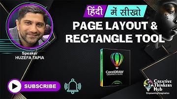 Layout | Rectangle tool | CorelDraw in Hindi | Creative Thinkers Hub | Huzefa Tapia