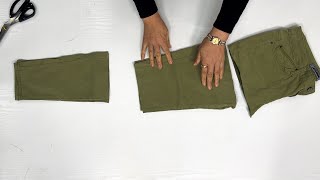 [DIY] Don't throw out your out-of-date pants 2 | Amazing trick of recycling!