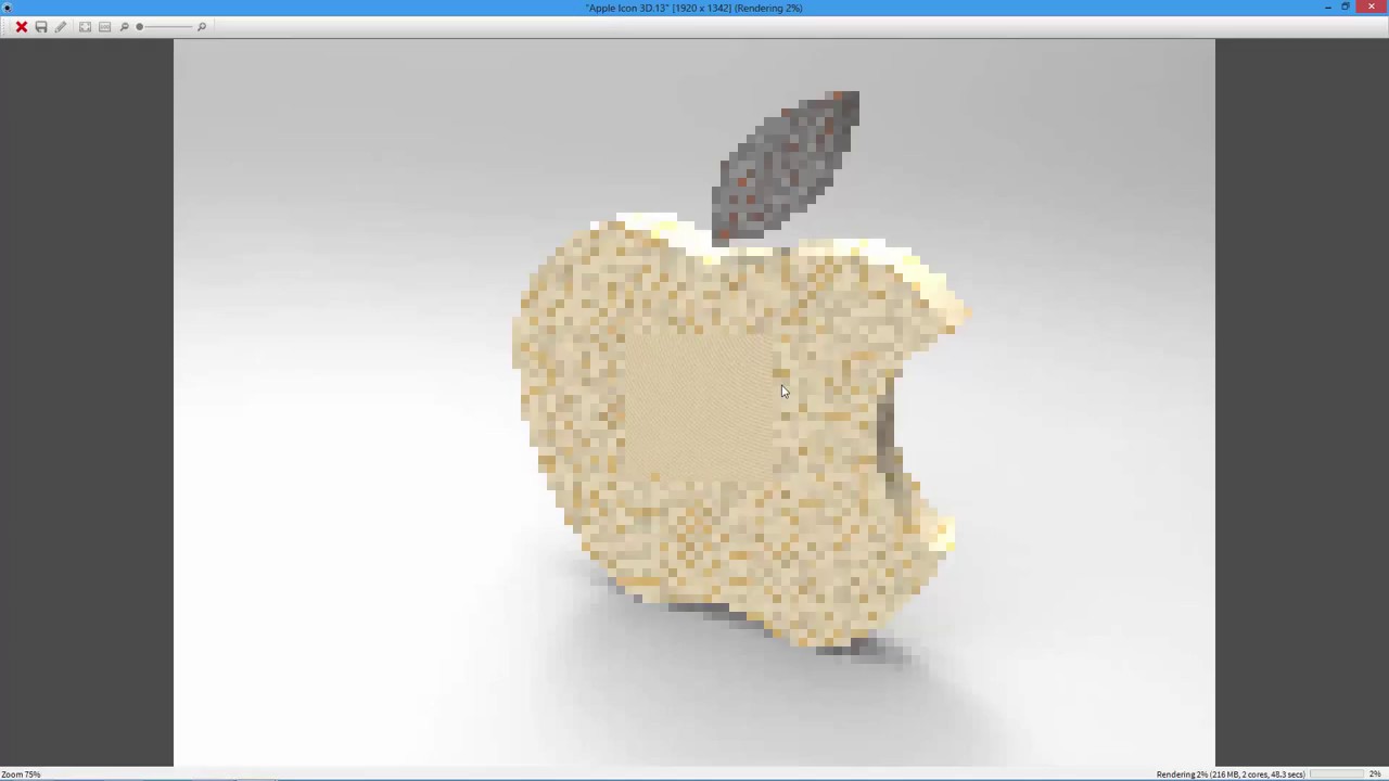 How to make a apple logo in SketchUp and render in Keyshot ...