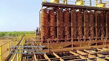 Chrome ore Spiral separator