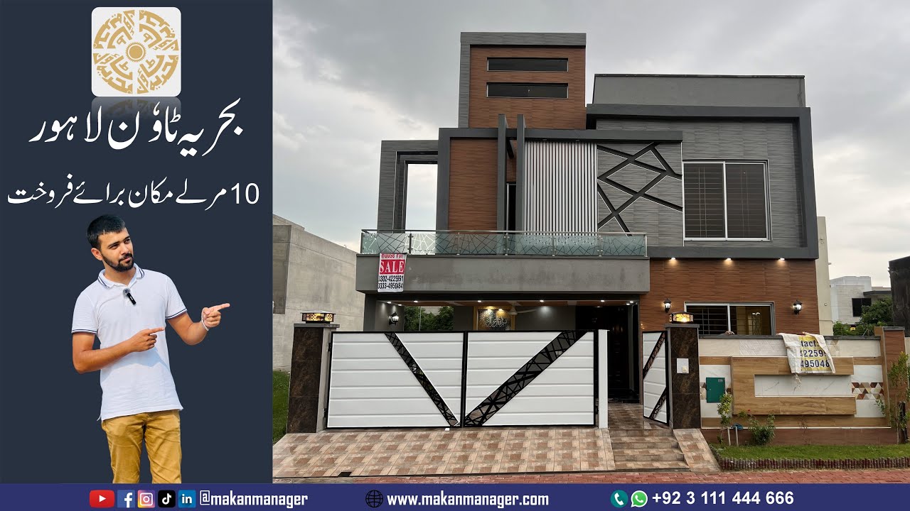 10 Marla Beautiful House for Sale in Bahria Town Lahore