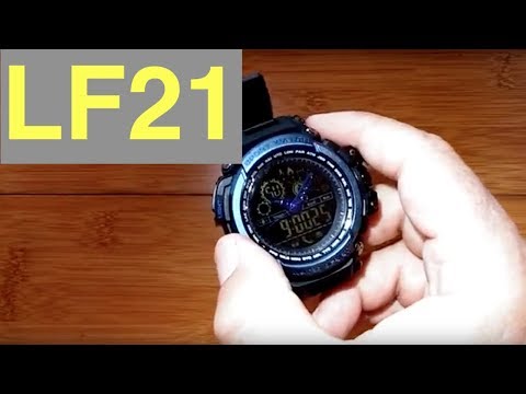 LEMFO LF21 Ruggedized IP68 5ATM Waterproof Hybrid Analog/Digital Smartwatch: Unboxing & Review