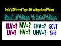 LV, HV, EHV Voltage level தெரியுமா ? What are the standard Voltage Level in India