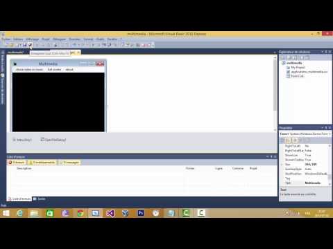 الدرس 2 : إنشاء مشغل ملتميديا | create mediaplayer in vb.net